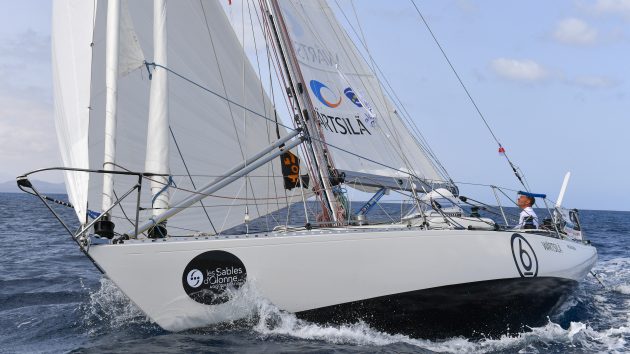 Tapio Lethinen enjoys sailing solo and is not worry about spending months alone at sea during the 2022 Golden Globe Race. Credit: Christophe Favreau/PPL/GGR