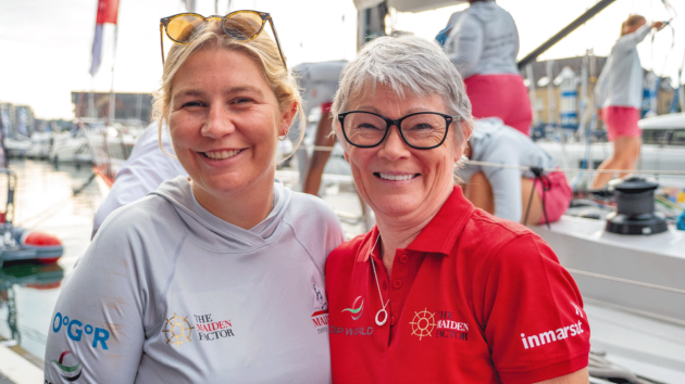 Heather Thomasand Tracy Edwards