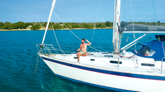 Andy aboard Lordship