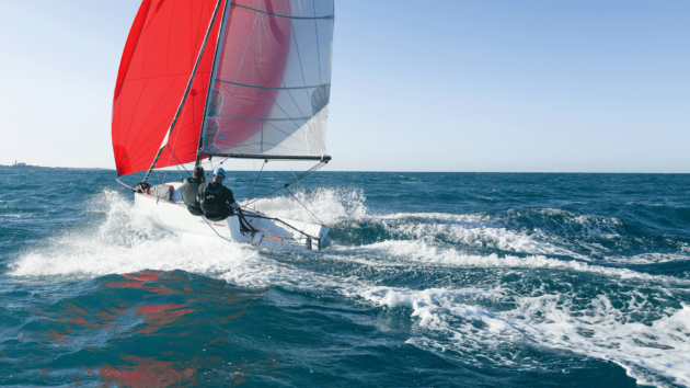 David’s dinghy sailing experience was limited but his grandson Henry had seven years’ experience and is a competent single-handed sailor.