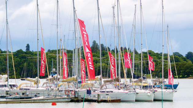 Flexisail started with two yachts and now has 18